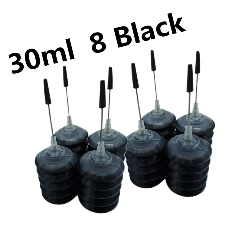 30ML 8BK Цвет набор заправки чернил, красителей Наборы для Epson BX625FW BX630FW BX635FWD BX925FWD BX935FWD WF-7015 WF-7515 WF-7525 принтер - Цвет: 30ML 8BK