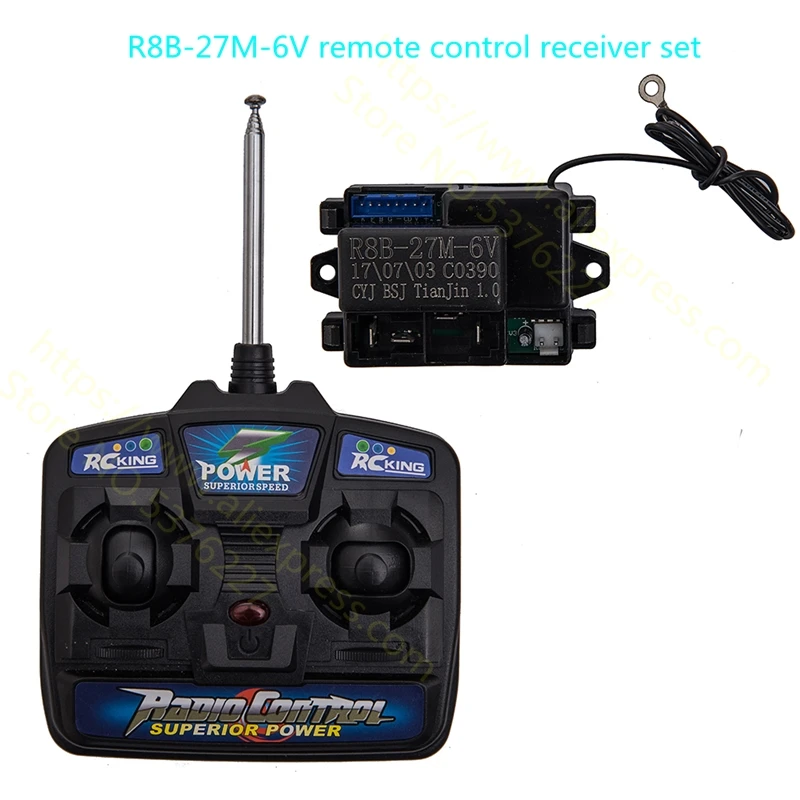 R8B-27M-6V  Remote Controller Receiver, Children Electric Car 27Mhz Transmitter,kid's  car replacement parts.