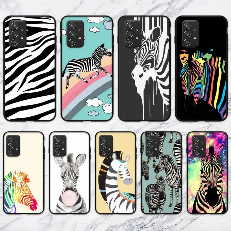 

Модный чехол для телефона с рисунком зебры для Samsung Galaxy A02 A12 A21 A22 A32 A41 A42 A51 A71 A72