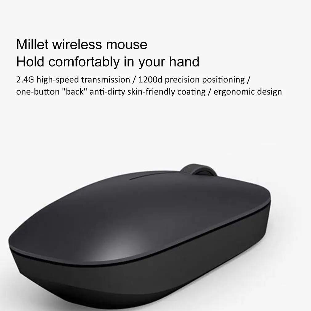 Оригинальная Xiaomi Mi беспроводная мышь удаленный беспроводной оптический RF 2,4 ГГц 1200 dpi двойной режим подключения компьютера Windows 7/8/10