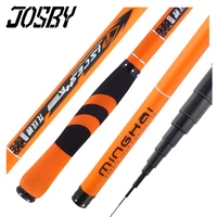 josby 2020 new carbon fiber stream fishing rod telescopic carp hand pole feeder ultra light 2 73 64 55 46 37 2m tackles