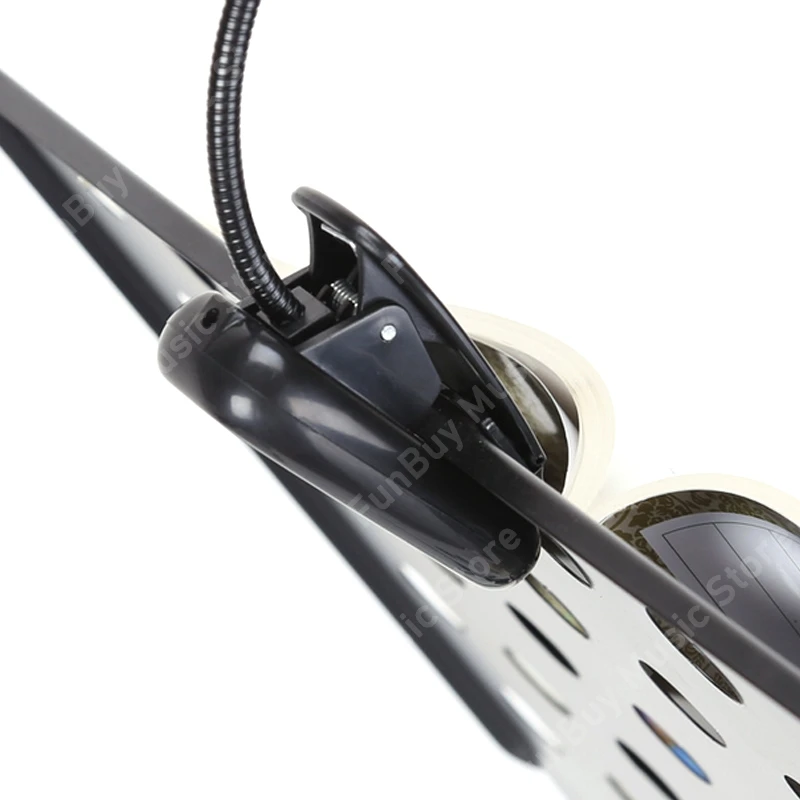 Clip on Book Light Rechargeable Reading Music Stand with Flexible Neck Battery Operated USB Bed Lamp | Спорт и развлечения