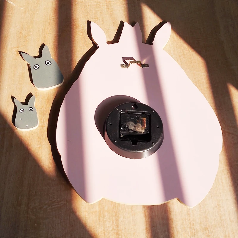 16 &quotмультфильм Тоторо Мой друг кошка настенные часы Декор для дома Креативные 3D