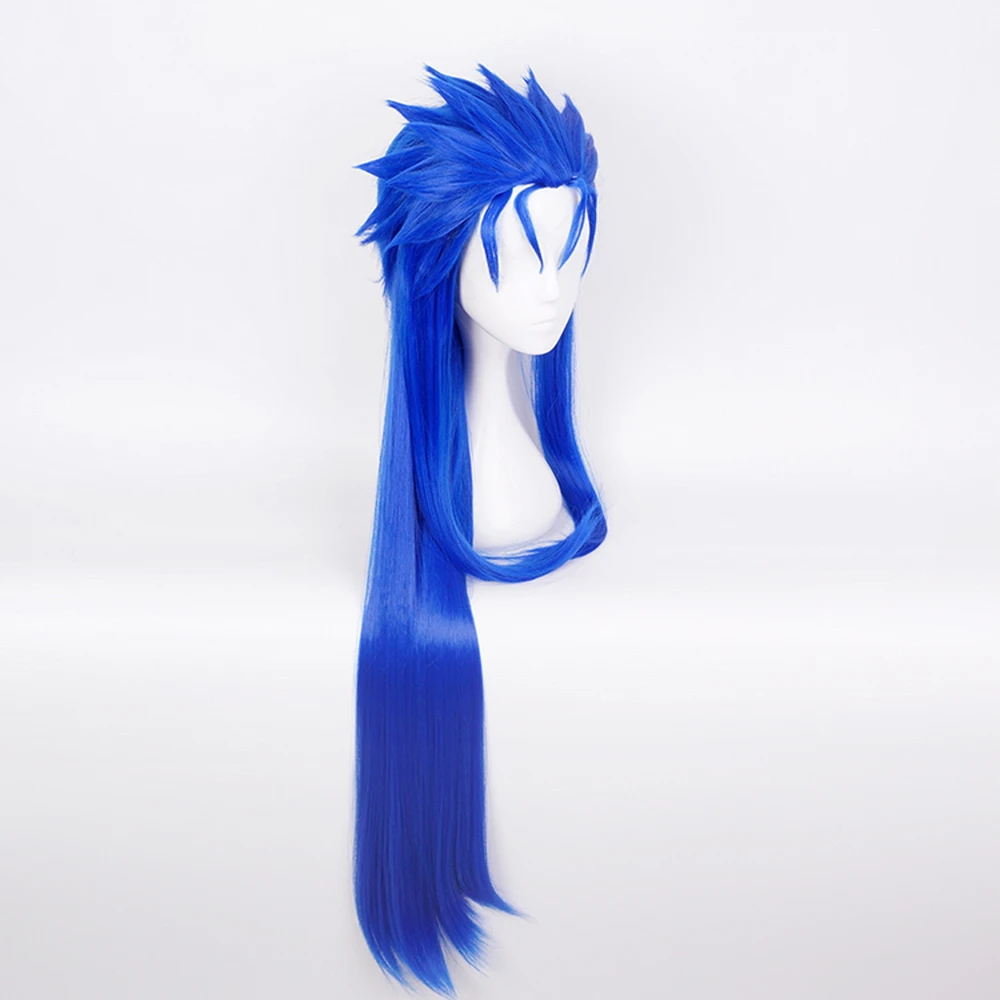 Fate Extra Lancer FGO Cu Chulainn маскарадный Кастер прямой длина 100 см синие синтетические
