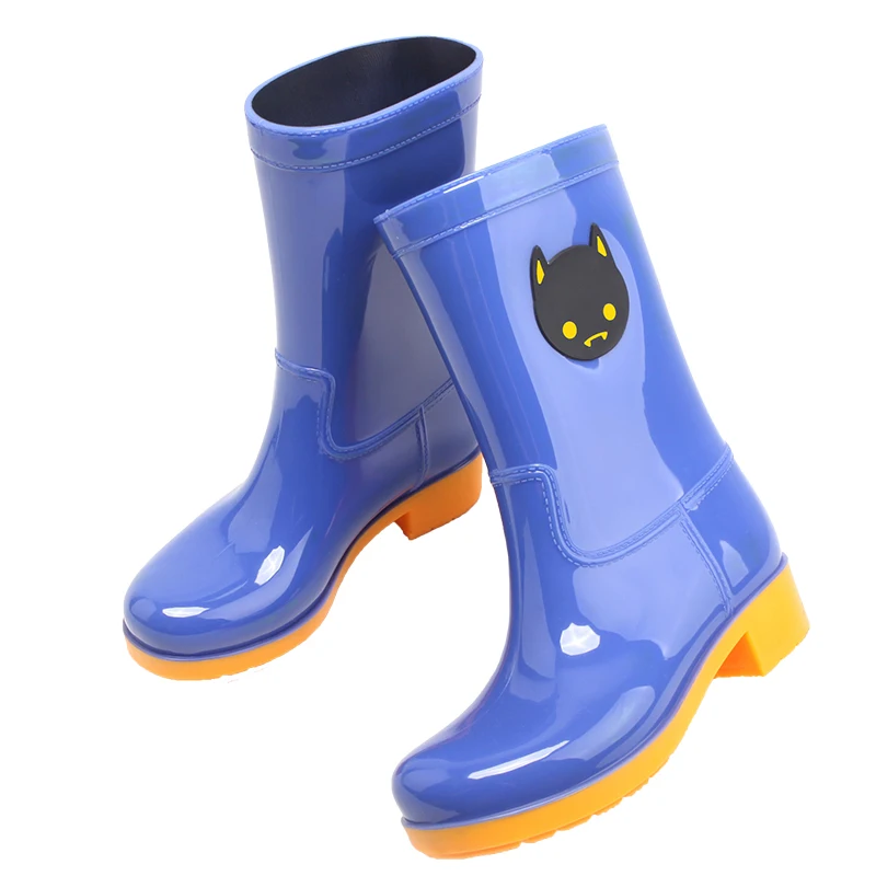 Непромокаемые сапоги Женская водонепроницаемая обувь Сапоги до середины икры