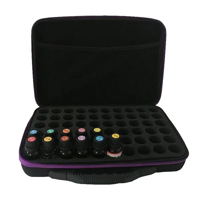 Портативный чехол для эфирного масла 60 бутылок органайзер парфюма и лака ногтей