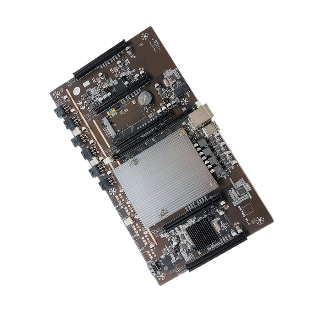 Материнская плата для майнинга BTC разъем ЦП 5 PCIe PCI-E Express 3 0 X8 слоты памяти DDR3