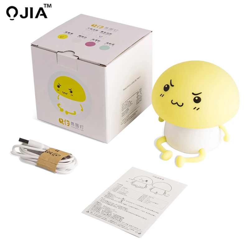 Светодиодный ночник AAA батарея секция сенсорный диммер для прикроватной спальни