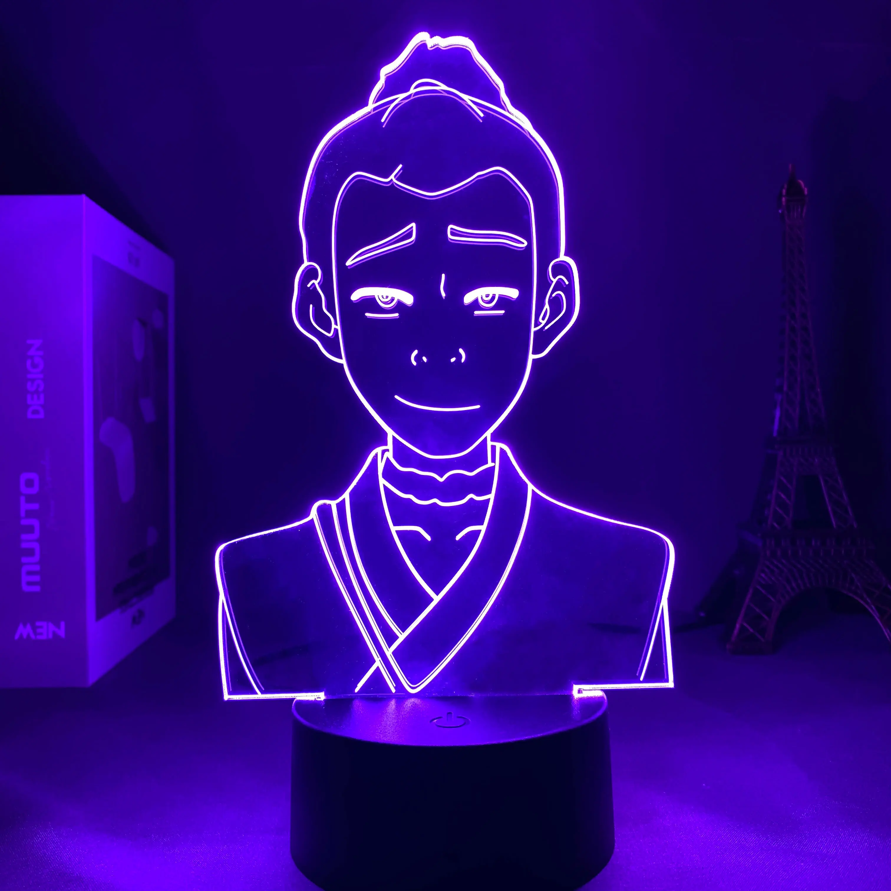 

LED Night Light Sokka Avatar The Last Airbender for Home Decor Birthday Gift Desk 3d Lamp Touch Sensor Nightlight