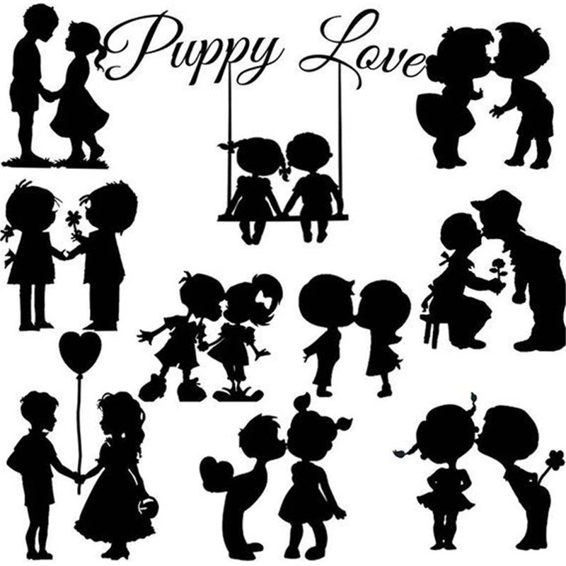 Грите ремесло умирает металлический Трафаретный вырубной штамп резки пара Love kiss