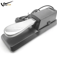 universal sustain pedal for electronic keyboards digital pianos anti slip bottom musical instrument stainless steel footboard