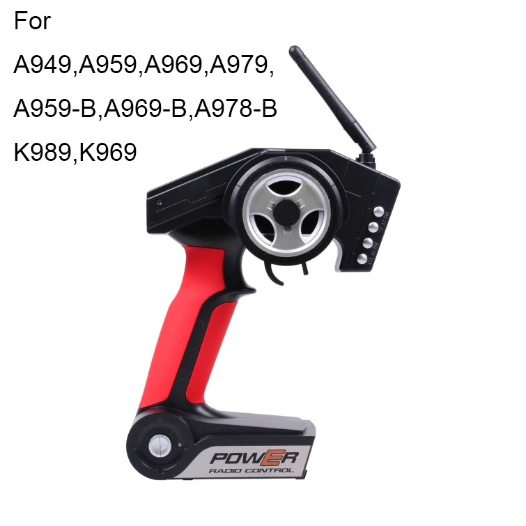 WLtoys Радиоуправляемый автомобиль, запасные части, масштаб 1/18, Радиоуправляемый автомобиль, контроллер 2,4G, пульт дистанционного управления для A959/A969/A979/A959-B/K989/K969