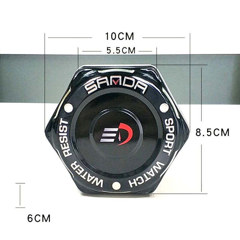 Шестигранная металлическая подарочная коробка Высококачественная часов