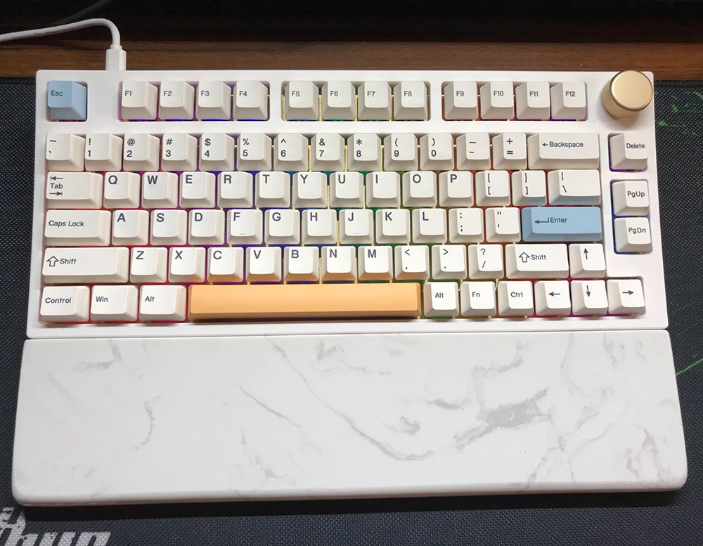 Natural Quartz Wrist Rest Pad For Mechancial Keyboard 60 68 87 96 104 980 Capacitance Customize Hand Tray | Компьютеры и офис