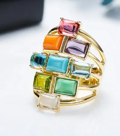 

YTF128 Sale 925 silver Open Rings For Women Creative Fashion Jewelry