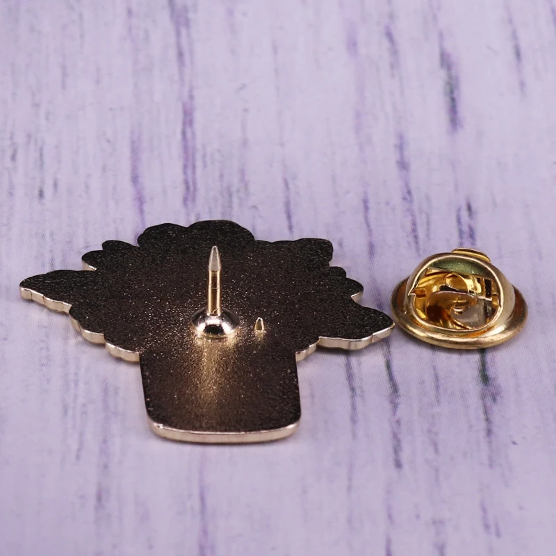 Штифты в форме бочонка розовые желтые фиолетовые цветы с брошка виде листьев для