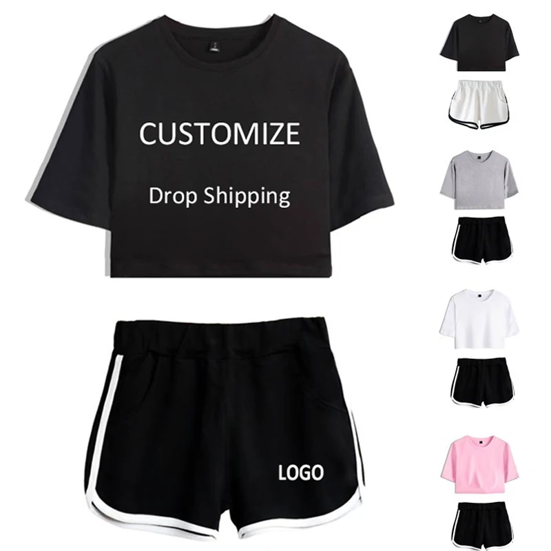 Drop Ship Women Sexy Crop Top Hoodies Customized Print Harajuku Kpop Casual Hoodies Sweatshirts Plus Size Bangtan Boys Top Y6