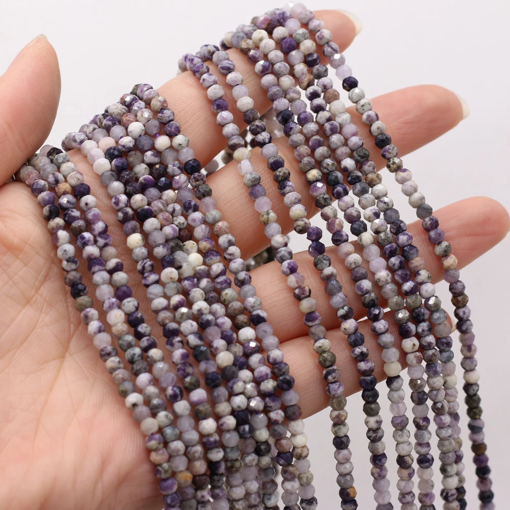 

New Style Natural Stone Bead Section Charoite Small Loose Beads For DIY Jewelry Making Necklace Bracelet Earrings Accessory