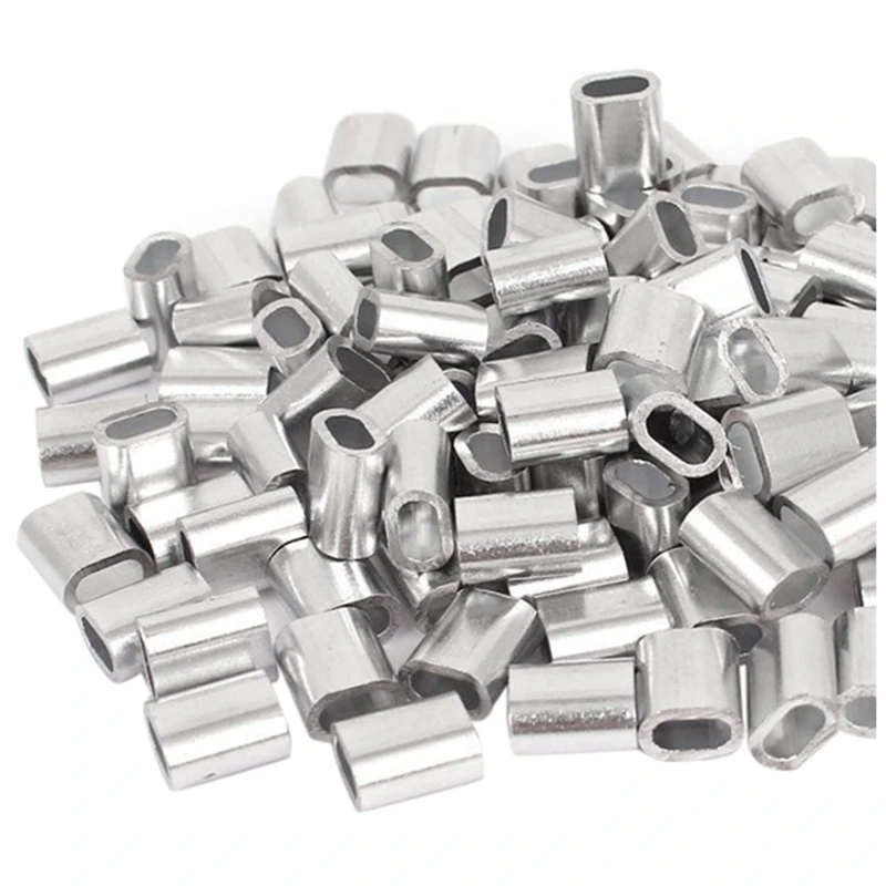 100 шт. 2 5 мм проволочного каната рукава зажим Кабельные сальники и 120 обжимной