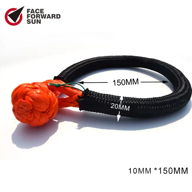 Оранжевые 10 мм * 150 экстремально мягкие скобы Синтетический канат UHMWPE мягкая