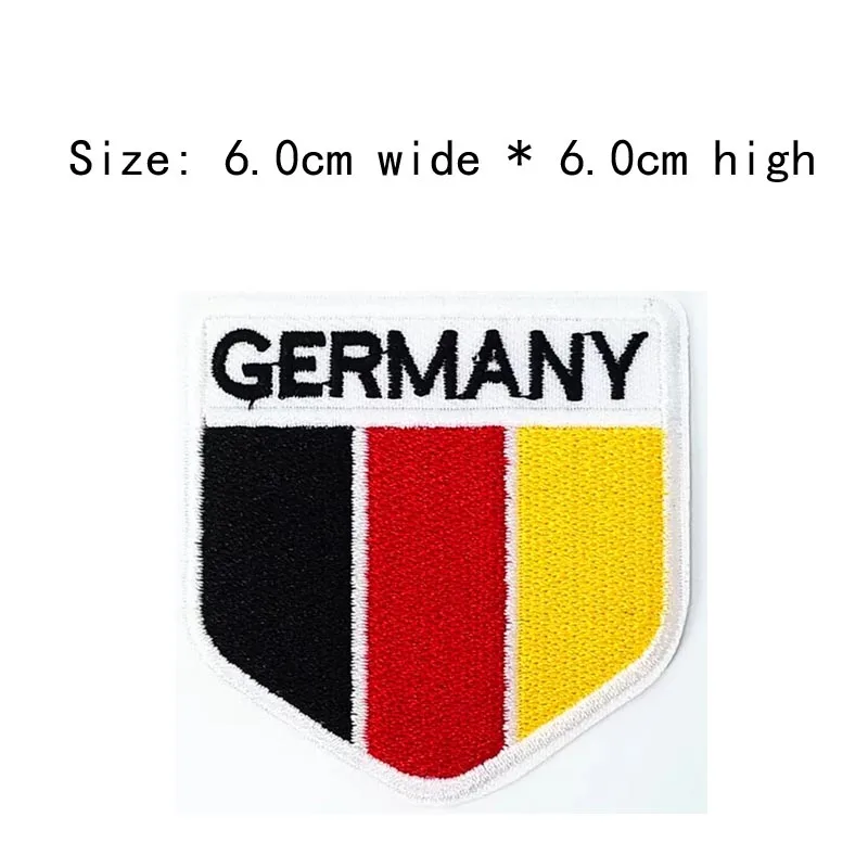 1 шт. нашивка для вышивки с немецким щитком бесплатная доставка левой груди