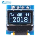 DC 3,3 V-5V Белый 0,49 дюймовый oled-дисплей модуль 64x32 SSD1306 0,49 