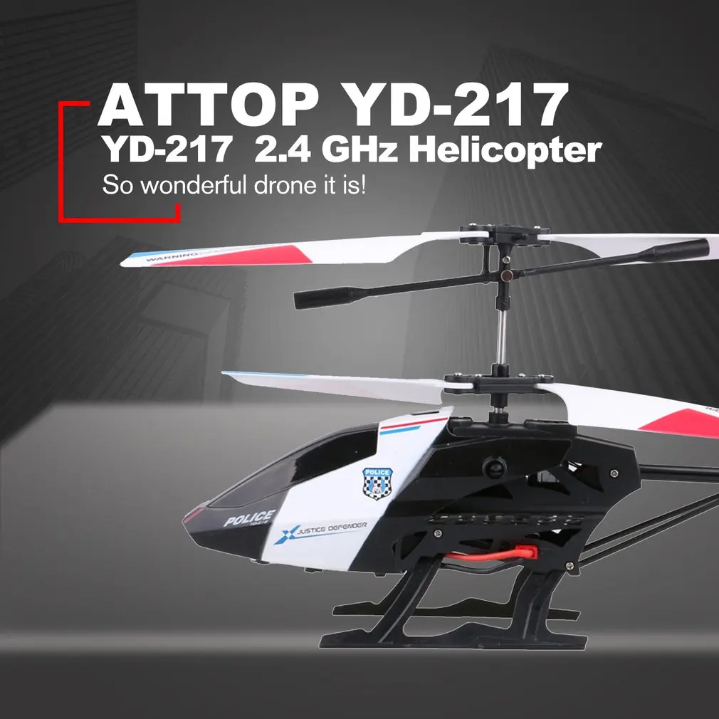 Радиоуправляемый вертолет Attop YD-927 2 4 ГГц 3 5 каналов мощный сопротивление Дрон