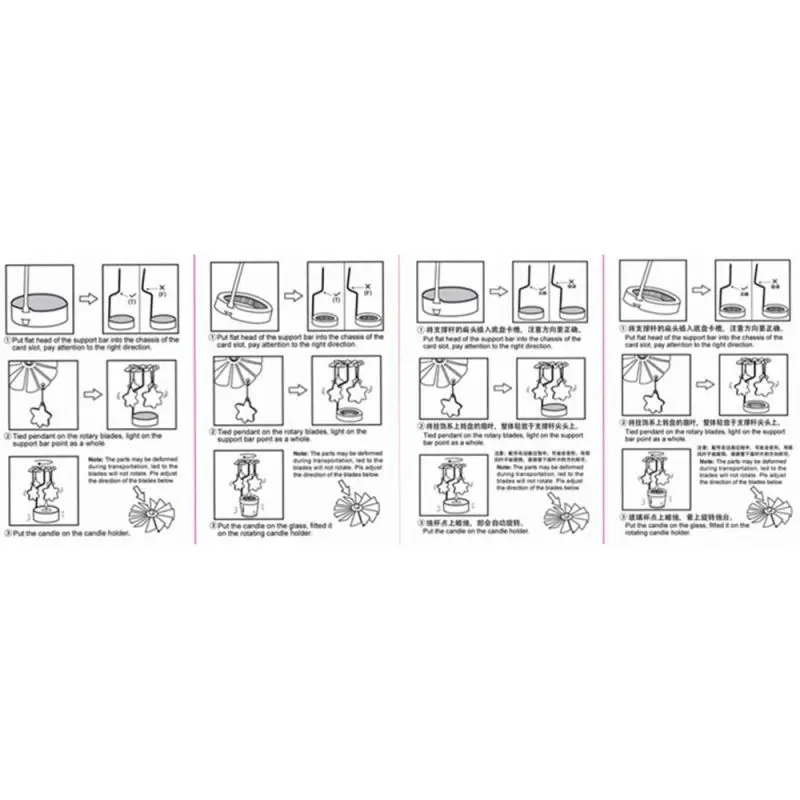 Креативные вращающиеся подсвечники с металлической мельницей для украшения