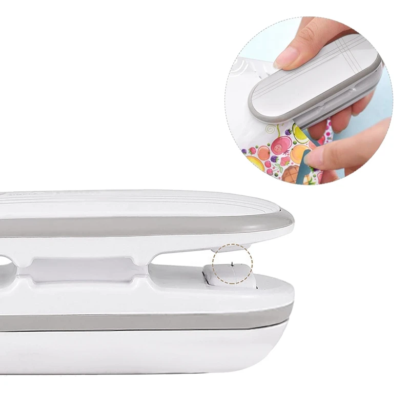 

Mini Bag Sealer, 2 in 1 Heat Sealer and Cutter Handheld Portable Bag Sealer for Plastic Bag Sealer Food Storage Snacks Fresh Bag