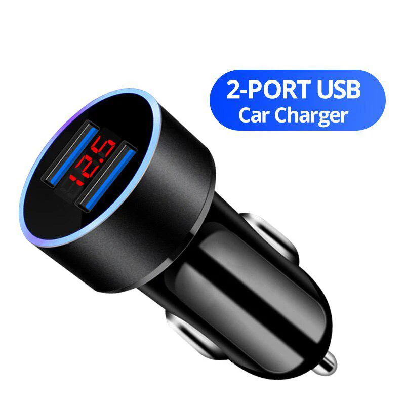 3.1A автомобильное USB зарядное устройство адаптер для телефона в автомобиль iPhone 8 7 6