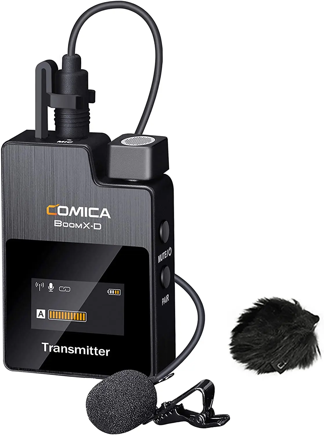 

Comica BoomX-D,Wireless Microphone System for Camera/Smartphone,Lav Mic for Podcast Interview Recording YouTube (1Transmitter)