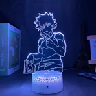 Светодиодная панельная лампа в стиле аниме, украшение для спальни, подарок на день рождения, гаджет для манги, моя геройская академия