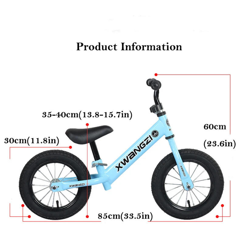 

Infant Shining 12 Inch Children Balance Bike Ultralight Kids Riding Bicycle 2-6 Years Kids Learn to Ride Sports Ride on Toys