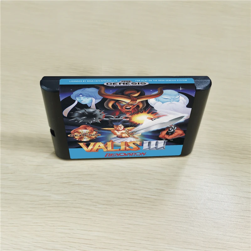 Игровой картридж Valis III 16 bit MD для консоли MegaDrive Genesis|game cartridge bits|cartridge bitcartridge game |