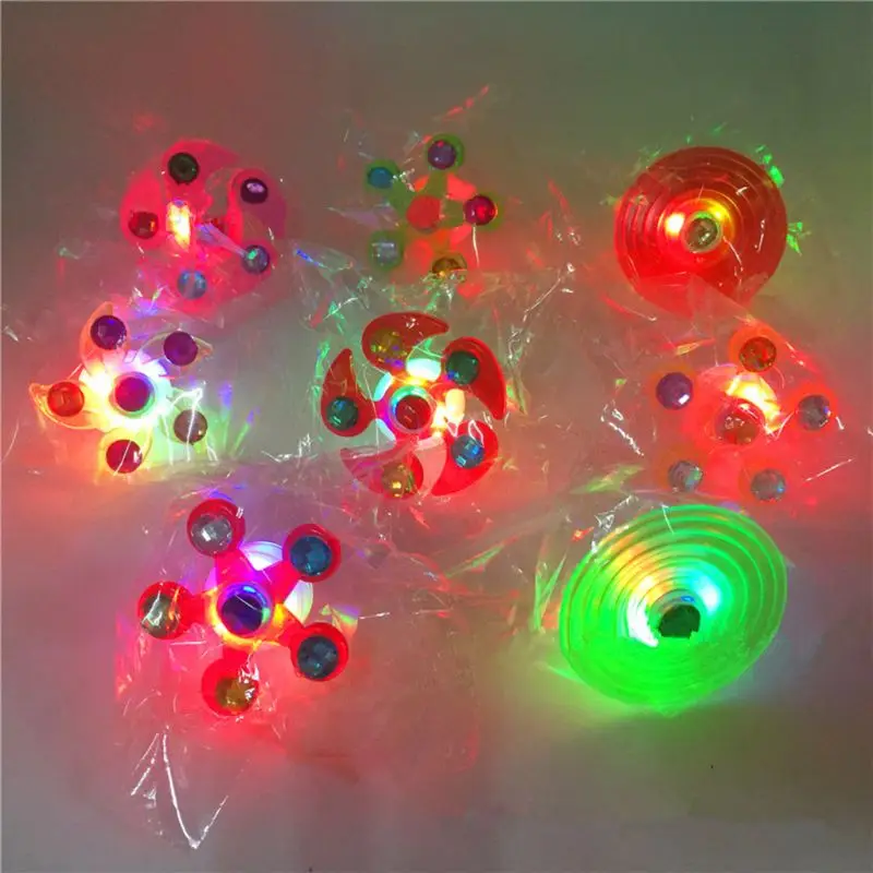

Fidget Spinner Light Up Ring Stress Relief Fidget Toys Supplies Party Favors