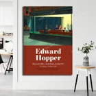 Печать Эдварда Хоппером, Художественная печать Nighthawks, выставочный плакат, американский музей, XX век, Nighthawks 1942