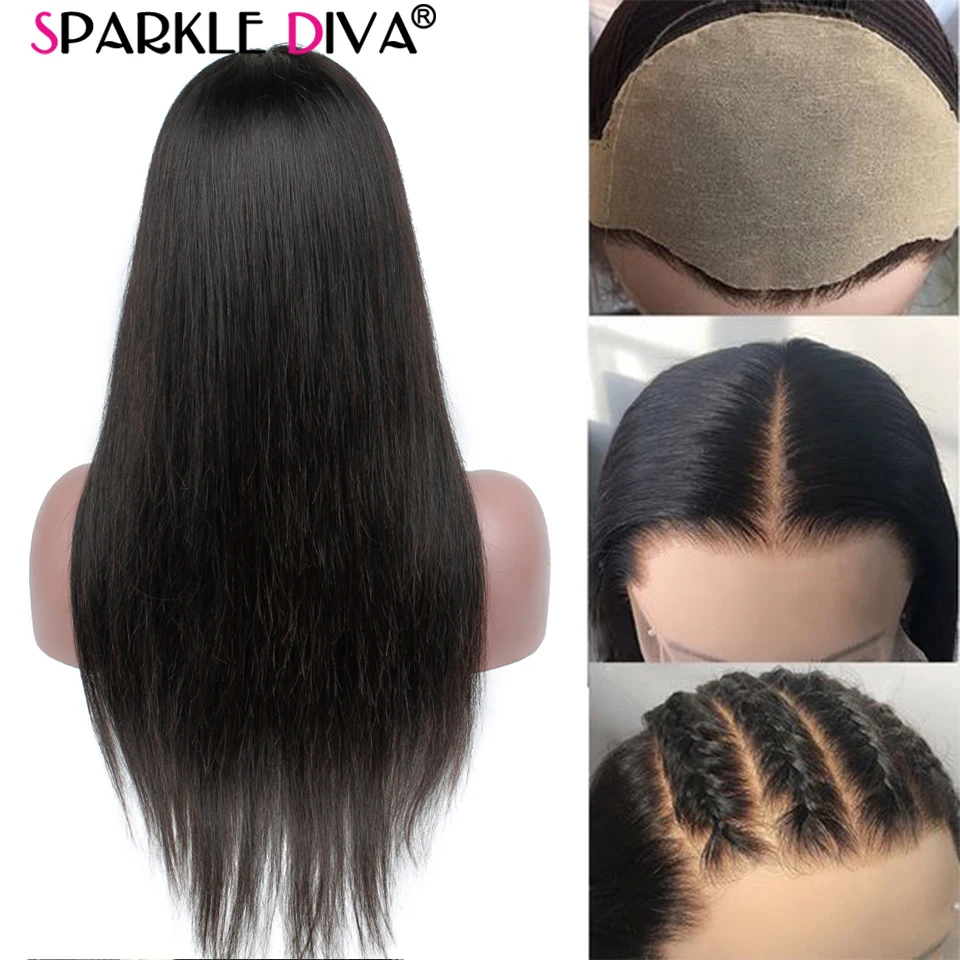 Парик из искусственных волос 13*4 на кружеве человеческие волосы парики