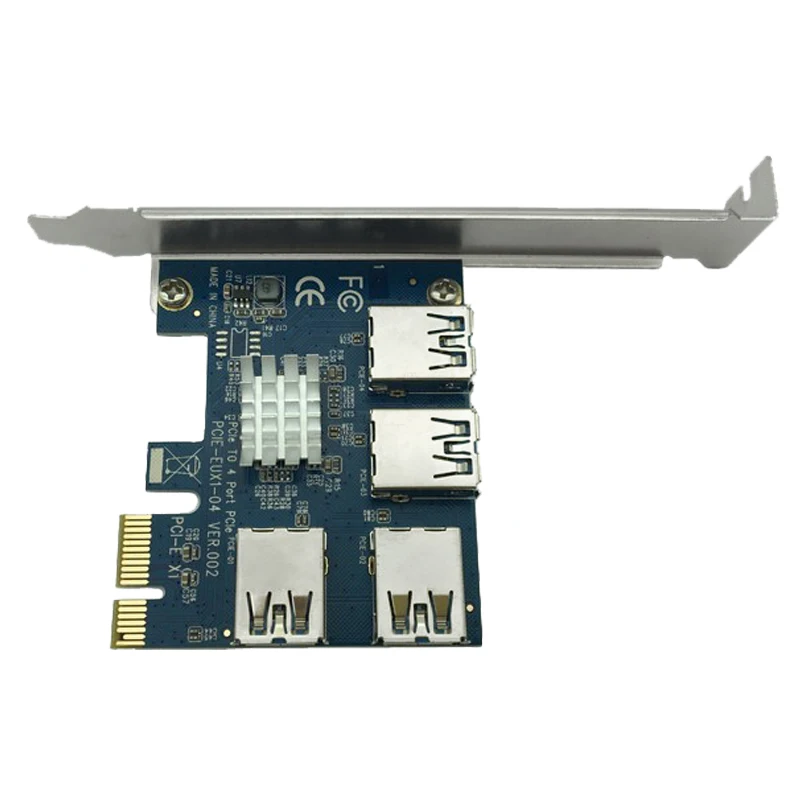 Горячая Pcie Pci-E Pci Express Riser Card 1X к 16X 1 4 Usb 3 0 разъем мультипликатор концентратор
