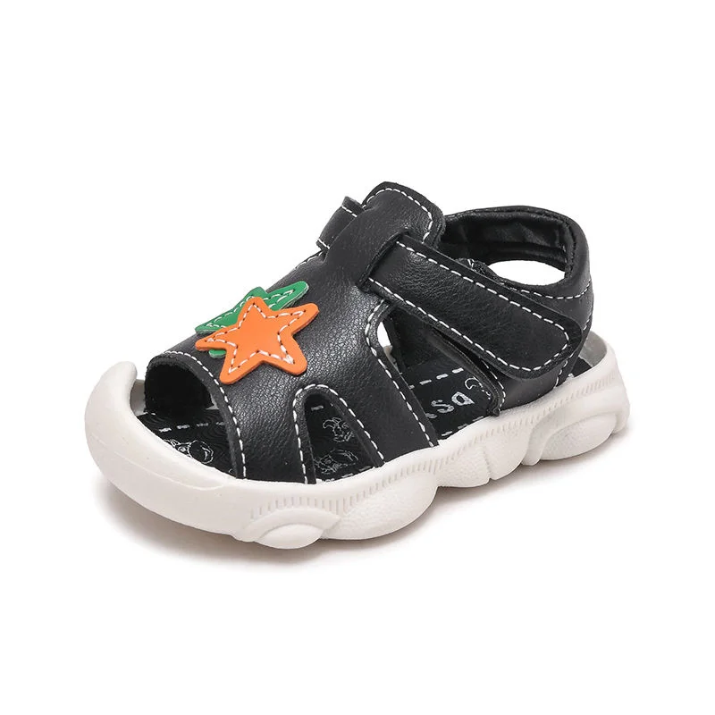 

Summer 1-3-6-year-old Toddler Shoes Baby Shoes Boys' Sandals Children's Shoes Boys' Shoes Baotou Beach Shoes Fashion