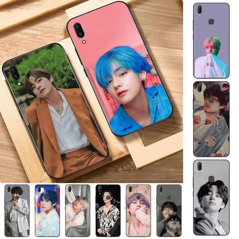 

FHNBLJ Kim Taehyung Phone Case for Vivo Y91C Y11 17 19 17 67 81 Oppo A9 2020 Realme c3