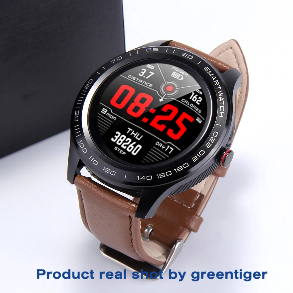 Greentiger L9 Смарт-часы для мужчин ЭКГ+ PPG пульсометр кровяное давление кислородный монитор IP68 Водонепроницаемый Bluetooth Smartwatch VS L5 L7 L8
