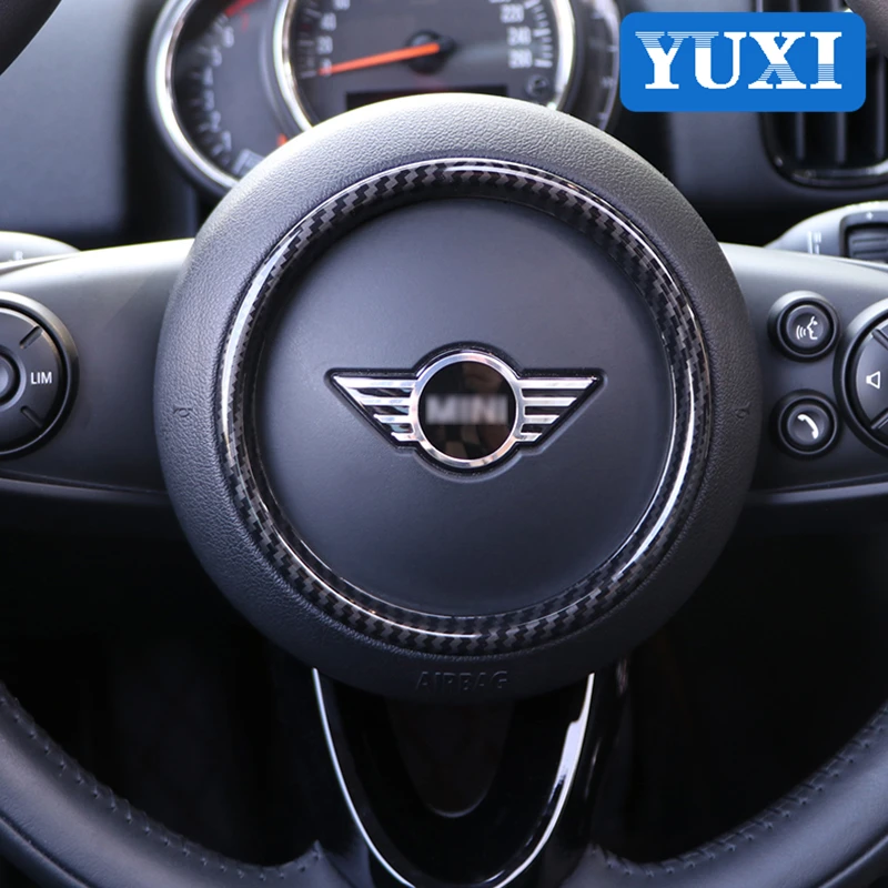 Украшение для автомобильного рулевого колеса наклейка BMW MINI ONE COOPER F54 F55 F56 F57 F60 JCW
