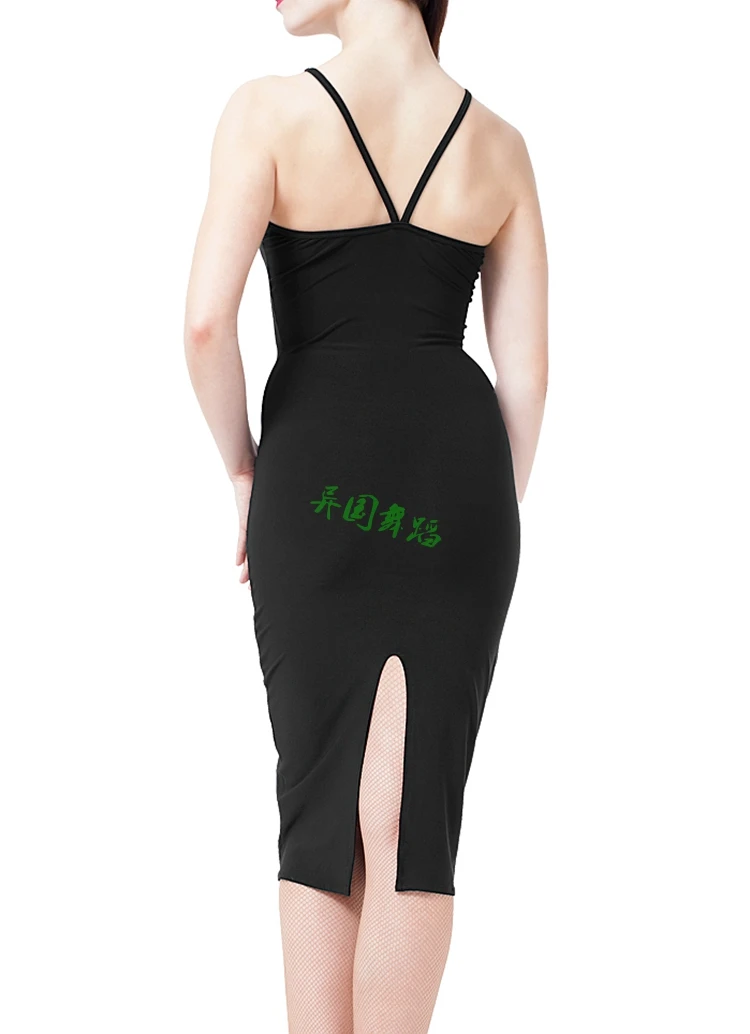 Женское платье для танго красное латиноамериканских танцев танцевальные