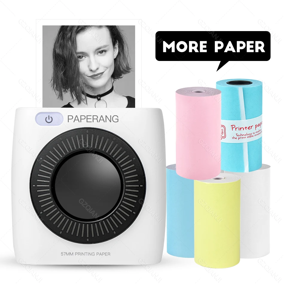 Карманный мини термопринтер PAPERANG P2 портативная термонаклейка с Bluetooth