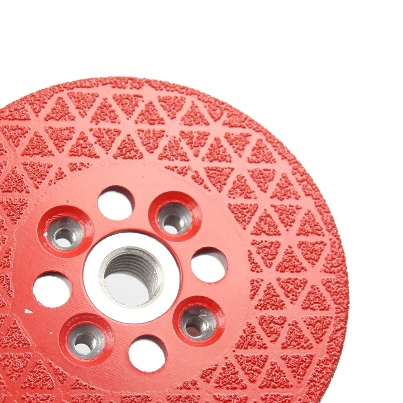 

Angle Grinder Cutter Wheel Double Sided Saw Blade M14 Vacuum Brazed Diamond Grinding Disc for Quartz Marble Tile