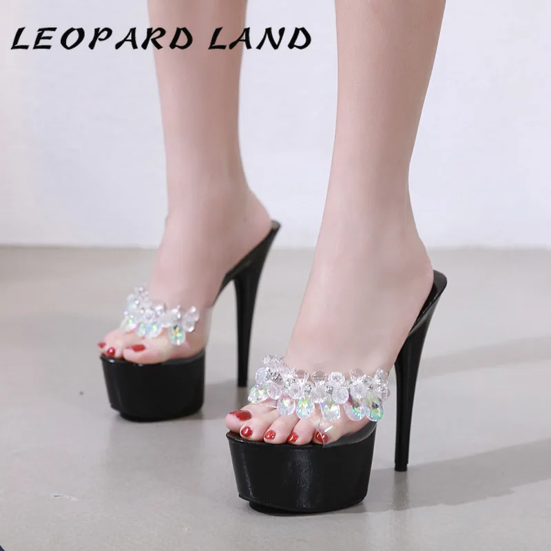 Женские босоножки в стиле ретро LEOPARD LAND Glass | Обувь