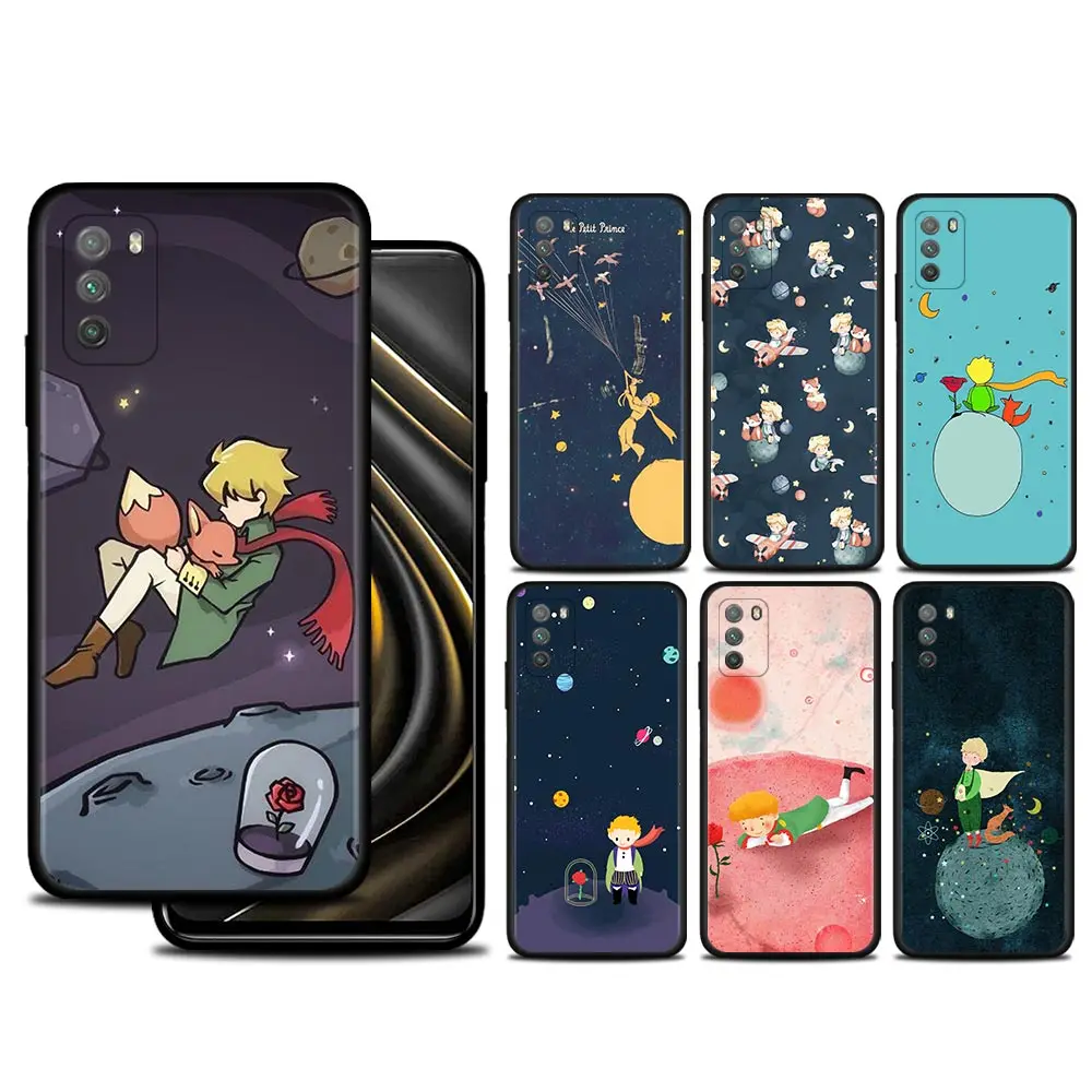 

Cellphone Case For Xiaomi Poco M3 M4 Pro 5G X3 NFC F3 GT Civi 11T 10T 9T 11 Note 10 Pro Lite Cover The Little Prince Fox