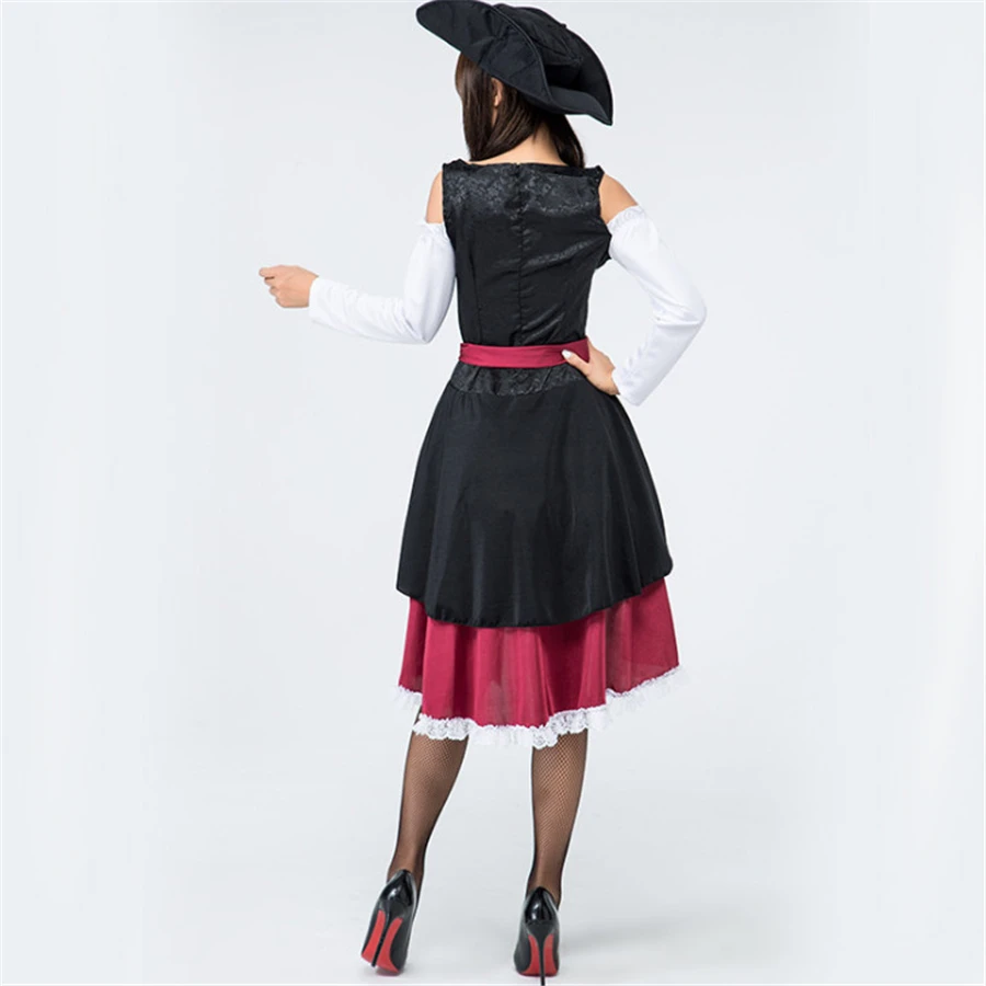 

LA CISNE New Female Pirate Cosplay Costume Sexy Christmas Costume Adult Female Stage Costume