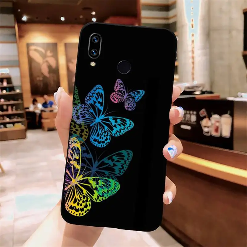 

Butterfly art animal color Phone Case For Xiaomi Redmi note 7 8 9 t max3 s 10 pro lite funda cover coque shell