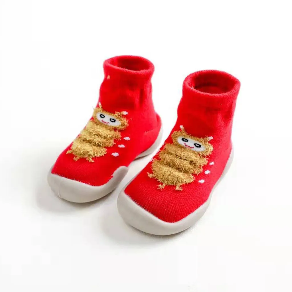 Toddler Kids Shoes Baby Sneakers Boys Girls Character Anti-slip Warm Soft Sole Rubber Socks Tenis Infantil Детская Обувь | одежда